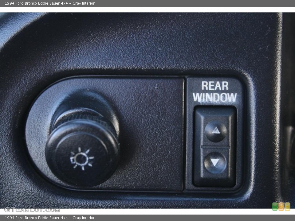 Gray Interior Controls for the 1994 Ford Bronco Eddie Bauer 4x4 #47470267