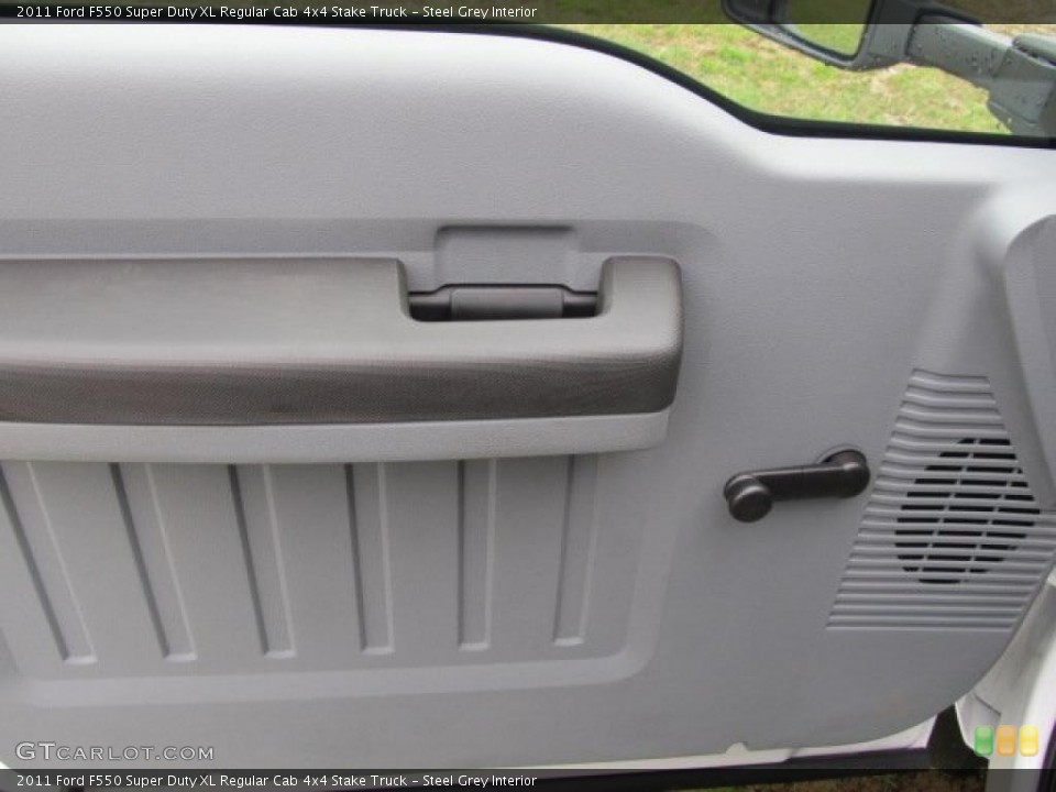 Steel Grey Interior Door Panel for the 2011 Ford F550 Super Duty XL Regular Cab 4x4 Stake Truck #47471032