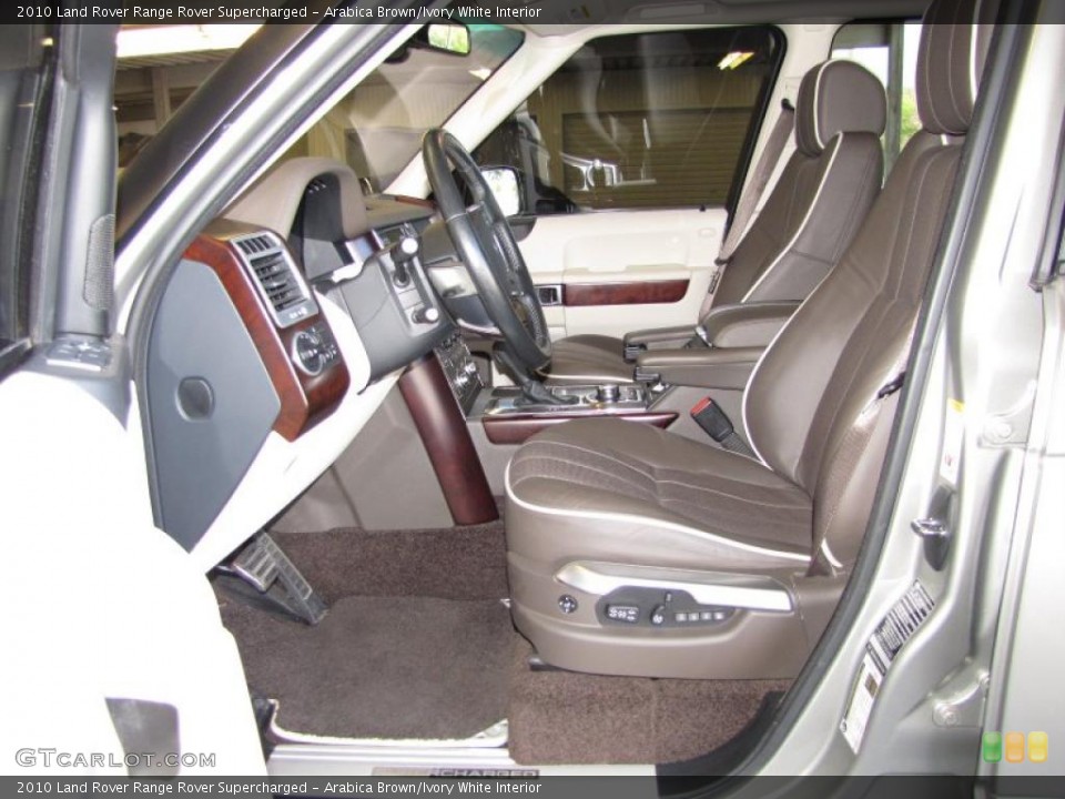 Arabica Brown/Ivory White Interior Photo for the 2010 Land Rover Range Rover Supercharged #47471344