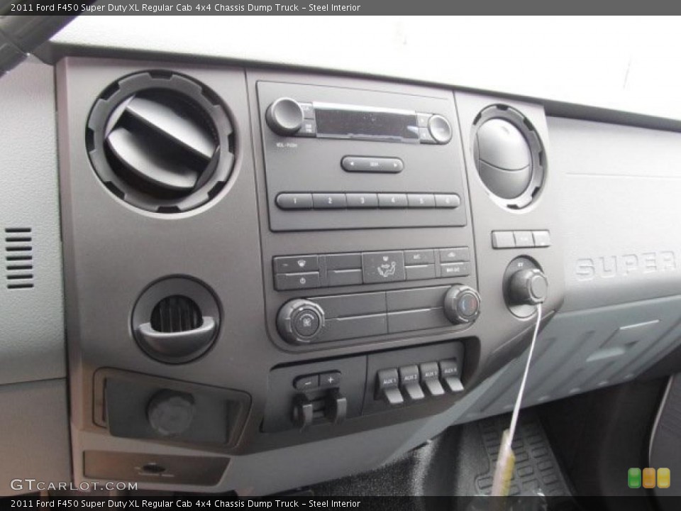 Steel Interior Controls for the 2011 Ford F450 Super Duty XL Regular Cab 4x4 Chassis Dump Truck #47471428