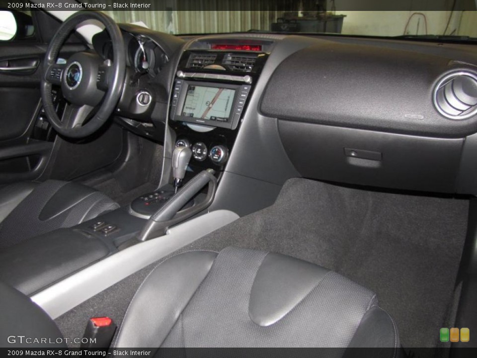 Black Interior Dashboard for the 2009 Mazda RX-8 Grand Touring #47472367