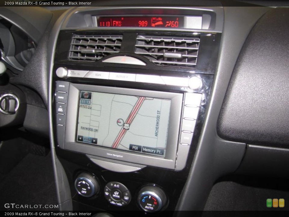 Black Interior Navigation for the 2009 Mazda RX-8 Grand Touring #47472382