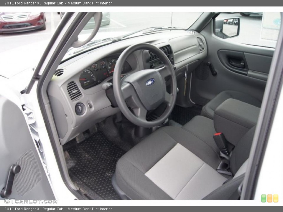 Medium Dark Flint Interior Prime Interior for the 2011 Ford Ranger XL Regular Cab #47472595
