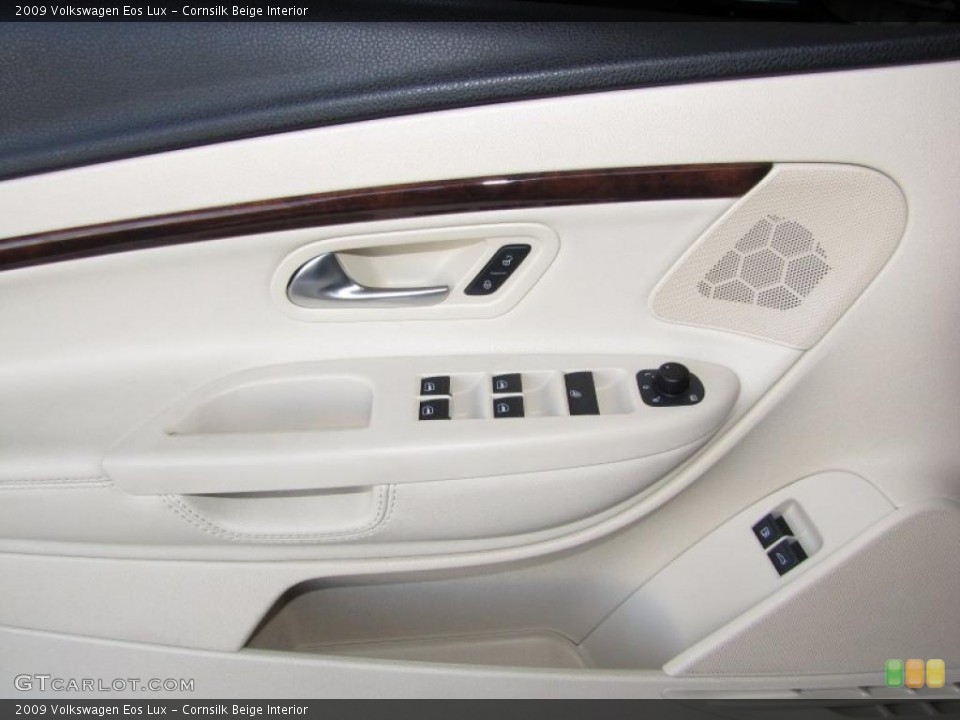 Cornsilk Beige Interior Door Panel for the 2009 Volkswagen Eos Lux #47473345