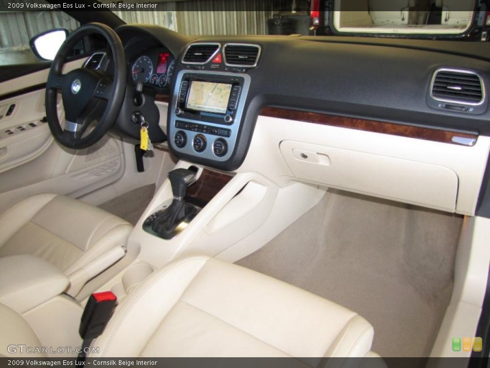Cornsilk Beige Interior Dashboard for the 2009 Volkswagen Eos Lux #47473375