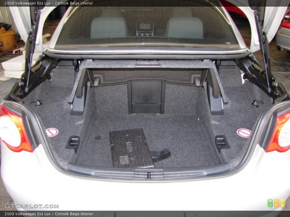 Cornsilk Beige Interior Trunk for the 2009 Volkswagen Eos Lux #47473435