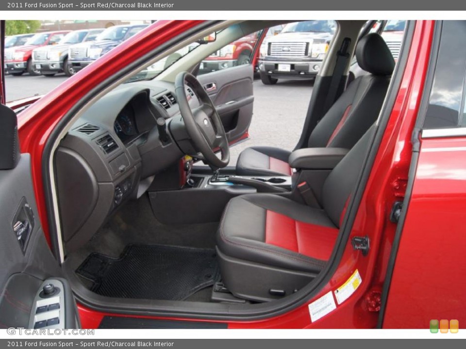 Sport Red/Charcoal Black Interior Photo for the 2011 Ford Fusion Sport #47473979