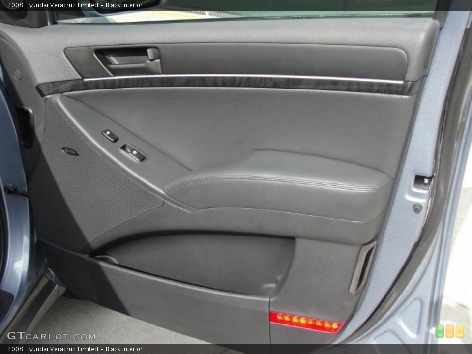 Black Interior Door Panel for the 2008 Hyundai Veracruz Limited #47473988