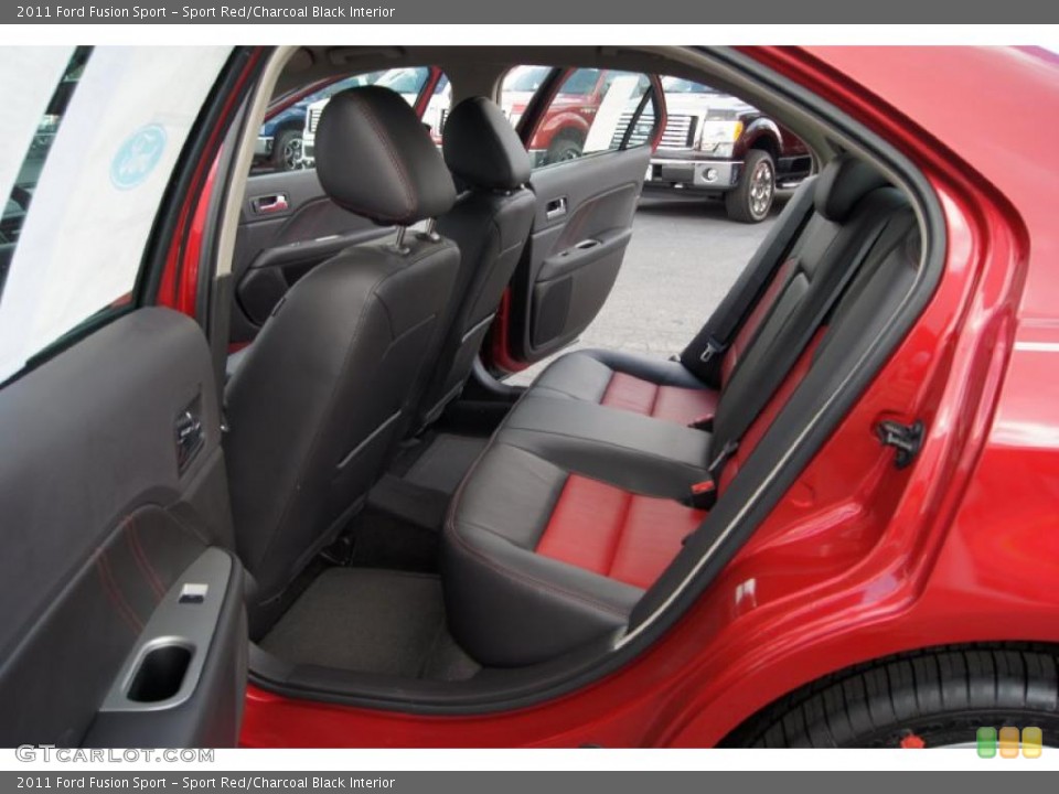 Sport Red/Charcoal Black Interior Photo for the 2011 Ford Fusion Sport #47473994
