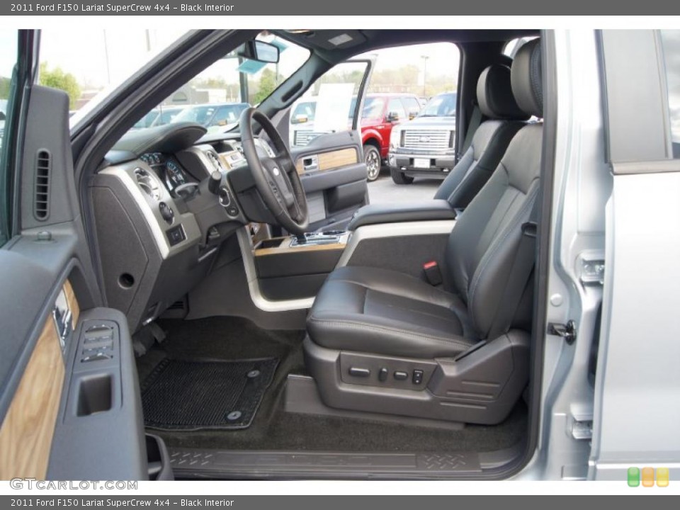 Black Interior Photo for the 2011 Ford F150 Lariat SuperCrew 4x4 #47474421