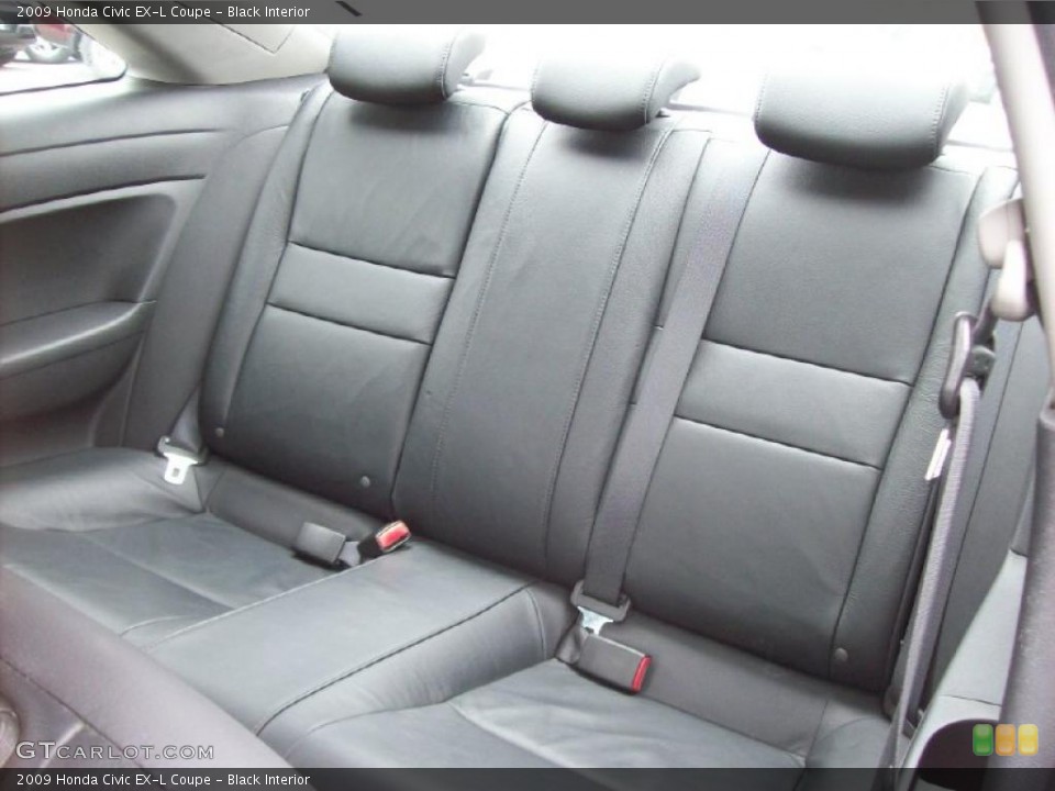 Black Interior Photo for the 2009 Honda Civic EX-L Coupe #47474909