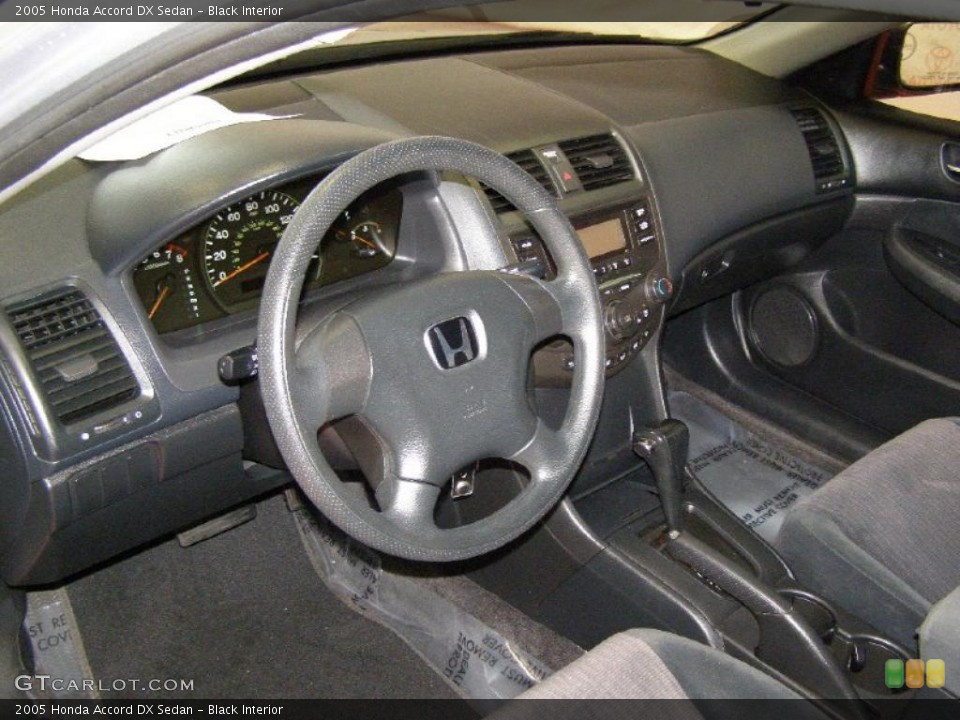Black Interior Prime Interior for the 2005 Honda Accord DX Sedan #47475227