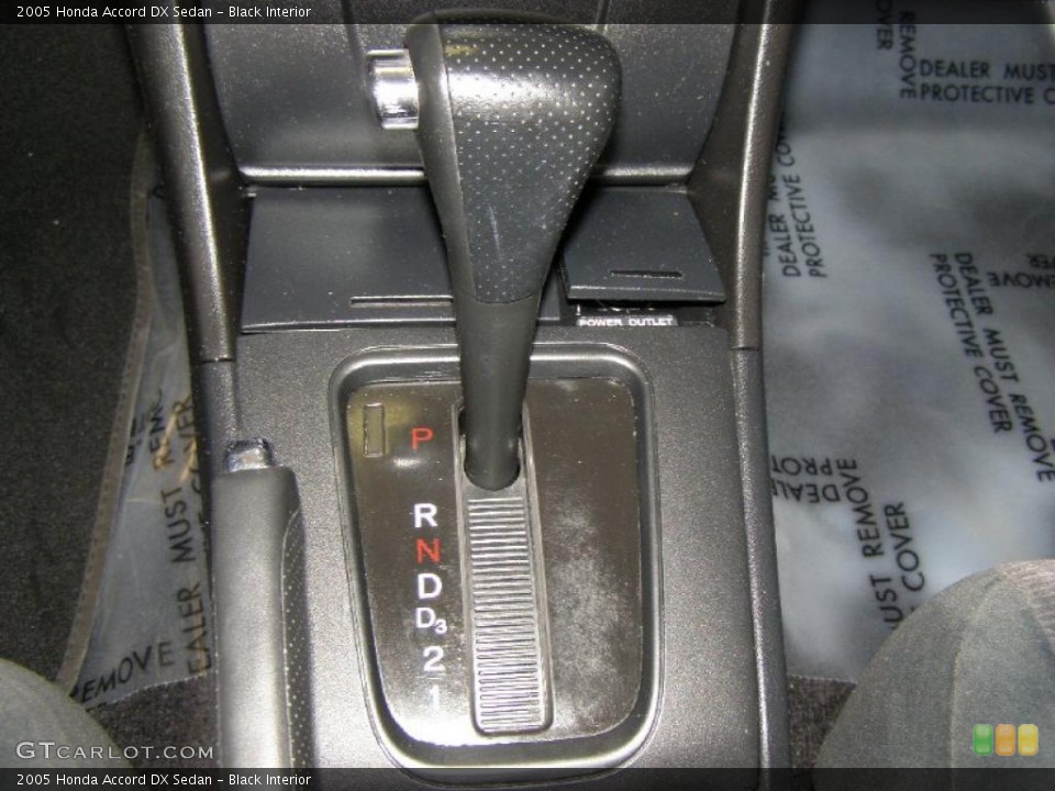 Black Interior Transmission for the 2005 Honda Accord DX Sedan #47475317