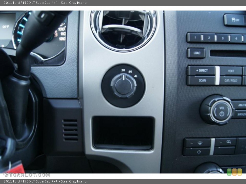 Steel Gray Interior Controls for the 2011 Ford F150 XLT SuperCab 4x4 #47475329