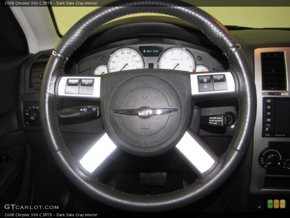 Dark Slate Gray Interior Steering Wheel for the 2008 Chrysler 300 C SRT8 #47478047