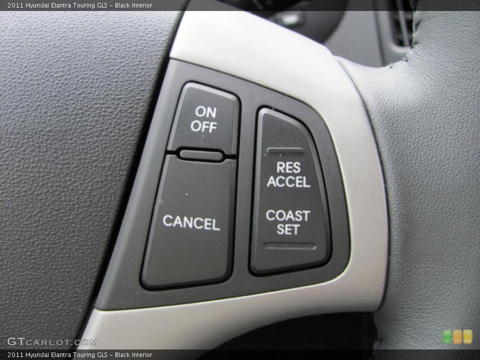 Black Interior Controls for the 2011 Hyundai Elantra Touring GLS #47479526