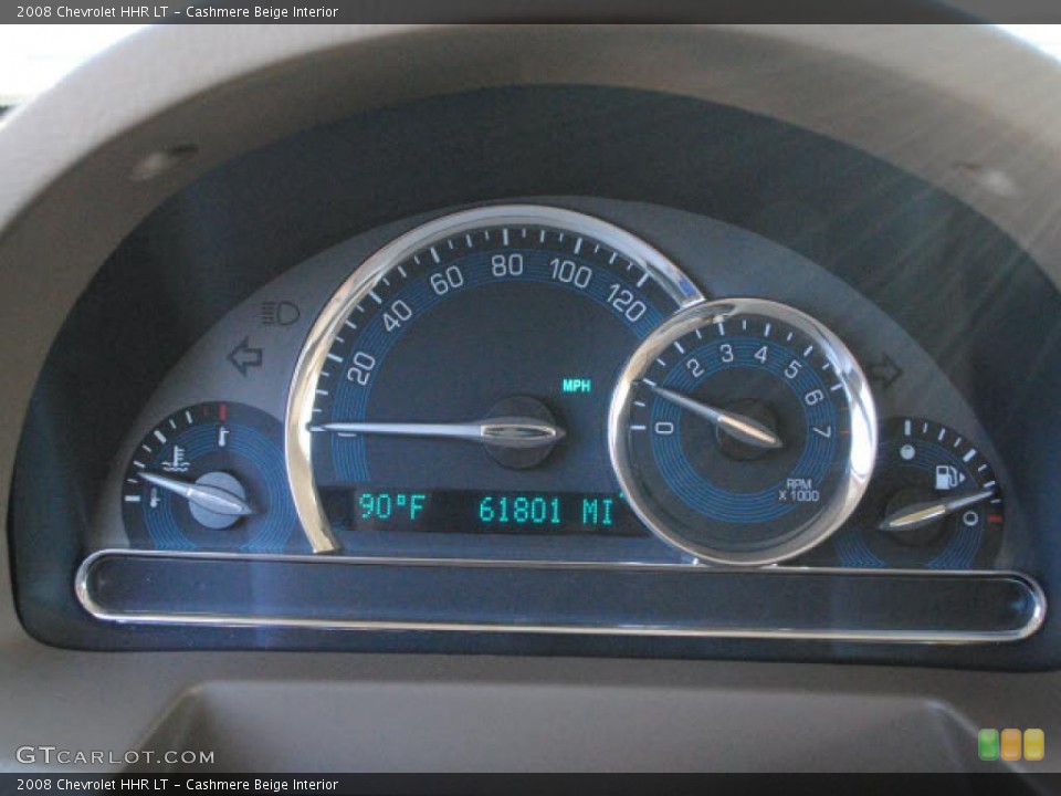 Cashmere Beige Interior Gauges for the 2008 Chevrolet HHR LT #47480093