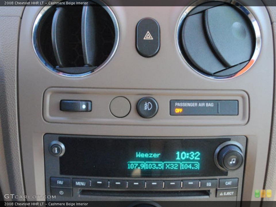 Cashmere Beige Interior Controls for the 2008 Chevrolet HHR LT #47480138