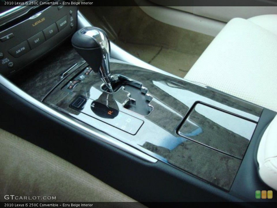 Ecru Beige Interior Transmission for the 2010 Lexus IS 250C Convertible #47480723