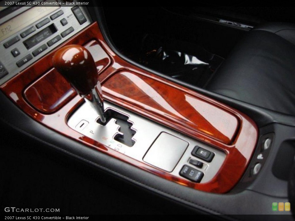 Black Interior Transmission for the 2007 Lexus SC 430 Convertible #47481920