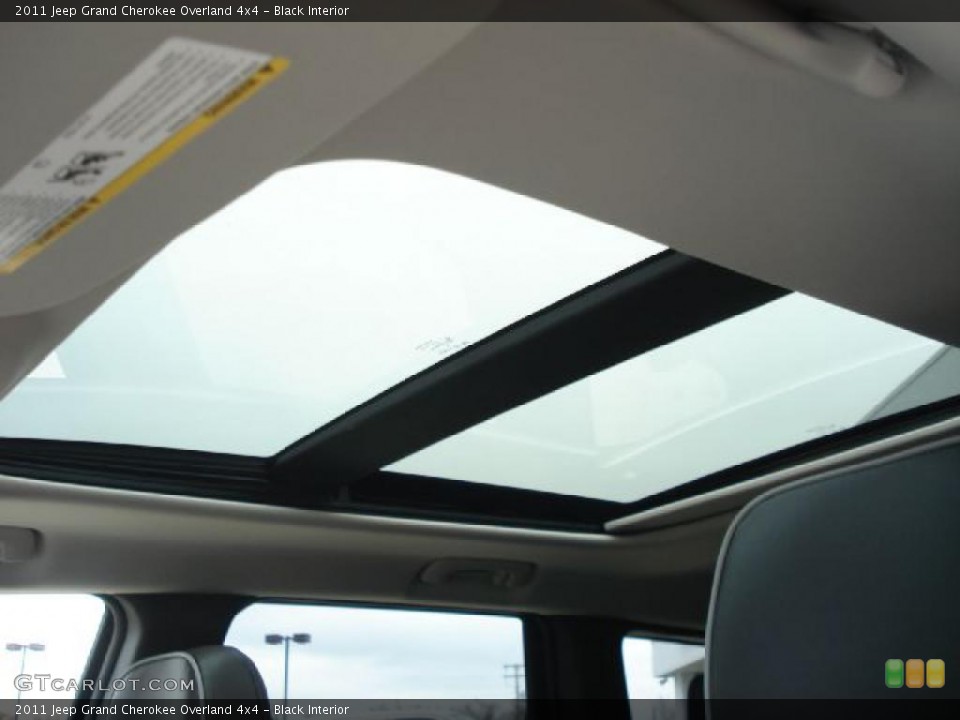 Black Interior Sunroof for the 2011 Jeep Grand Cherokee Overland 4x4 #47482052