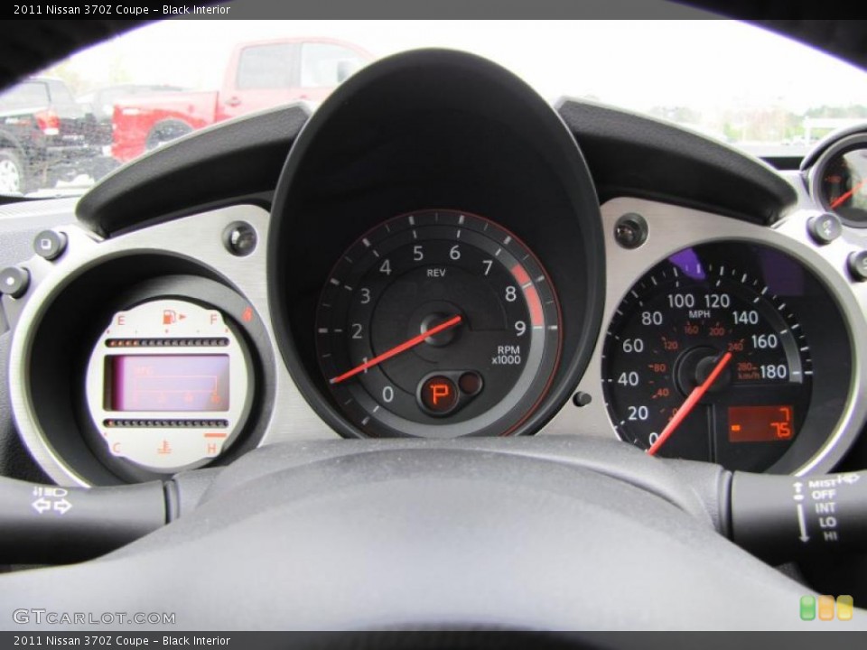 Black Interior Gauges for the 2011 Nissan 370Z Coupe #47484575