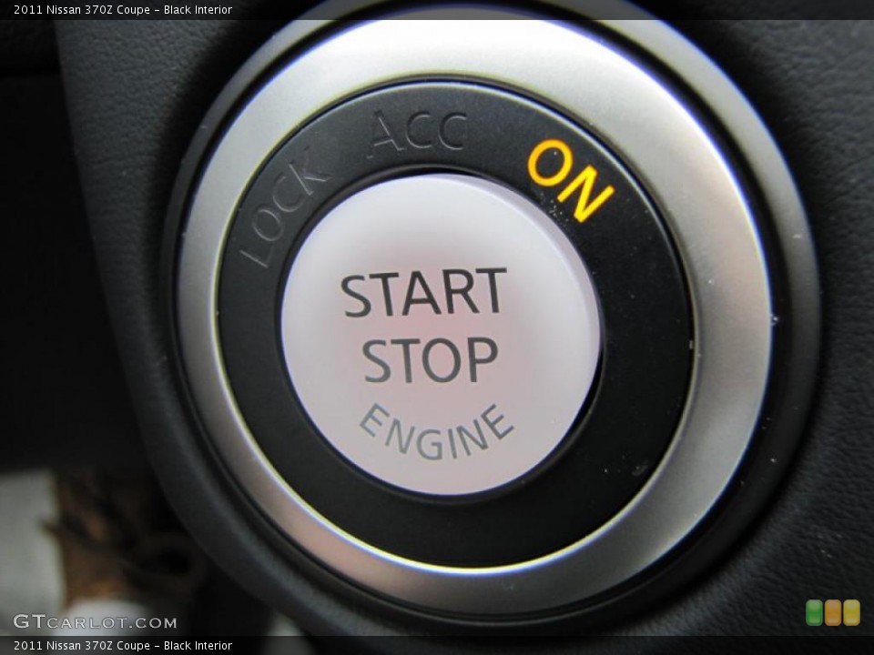 Black Interior Controls for the 2011 Nissan 370Z Coupe #47484605