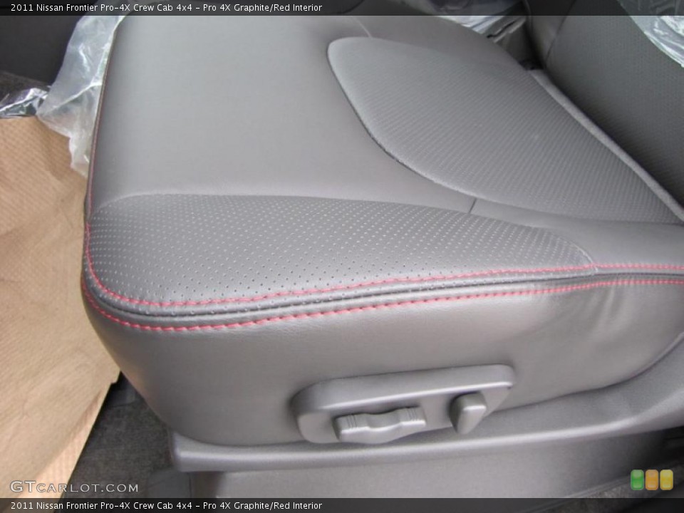 Pro 4X Graphite/Red Interior Photo for the 2011 Nissan Frontier Pro-4X Crew Cab 4x4 #47485523