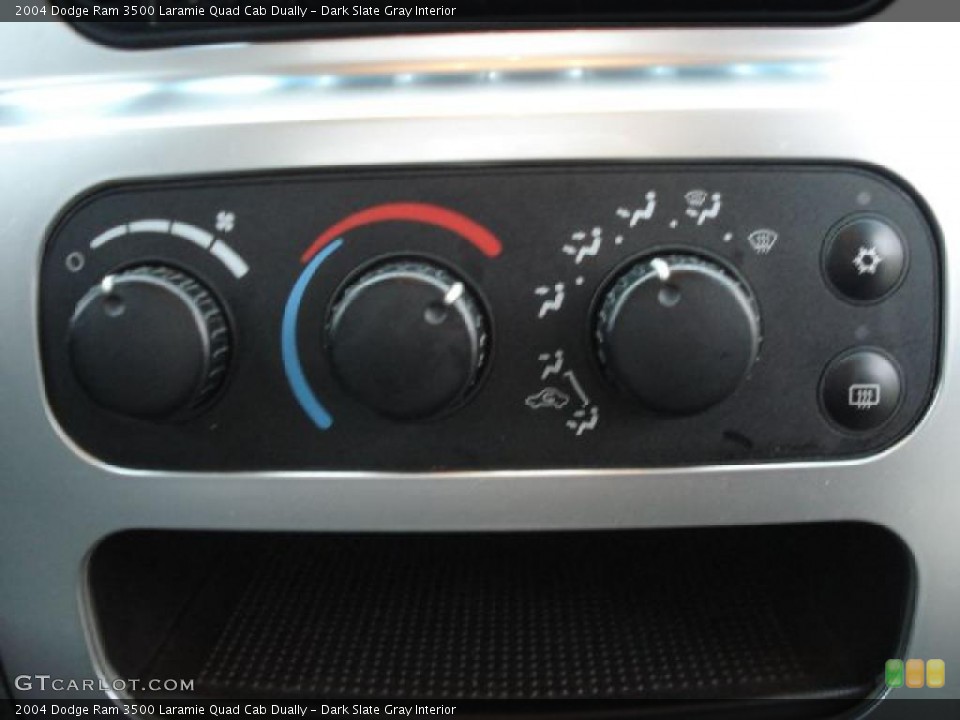 Dark Slate Gray Interior Controls for the 2004 Dodge Ram 3500 Laramie Quad Cab Dually #47485568