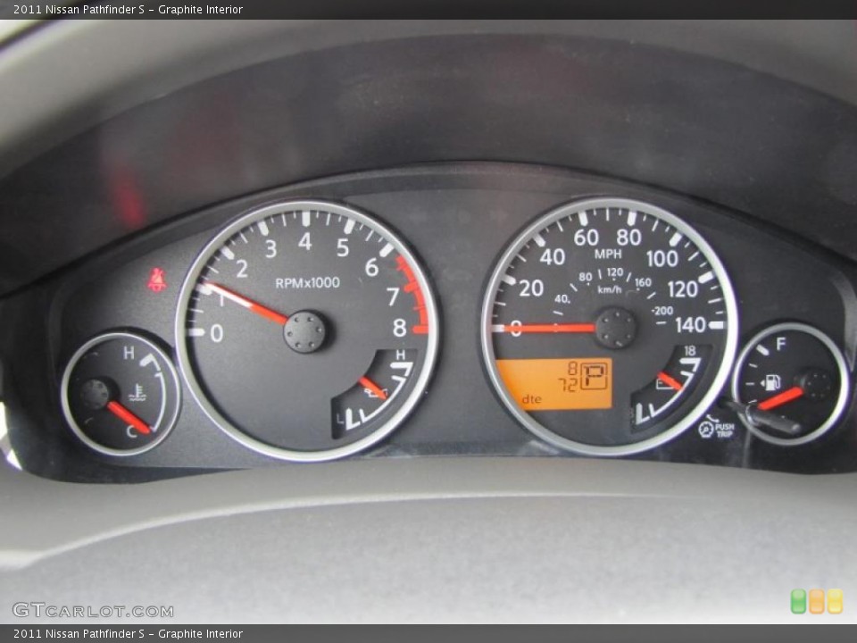Graphite Interior Gauges for the 2011 Nissan Pathfinder S #47486144