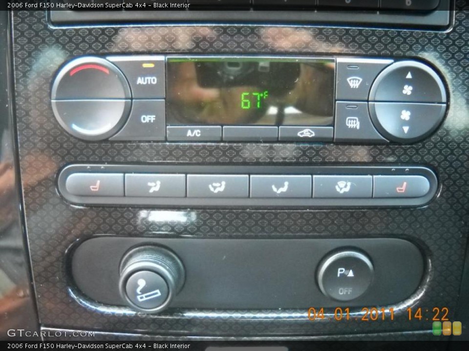 Black Interior Controls for the 2006 Ford F150 Harley-Davidson SuperCab 4x4 #47486537