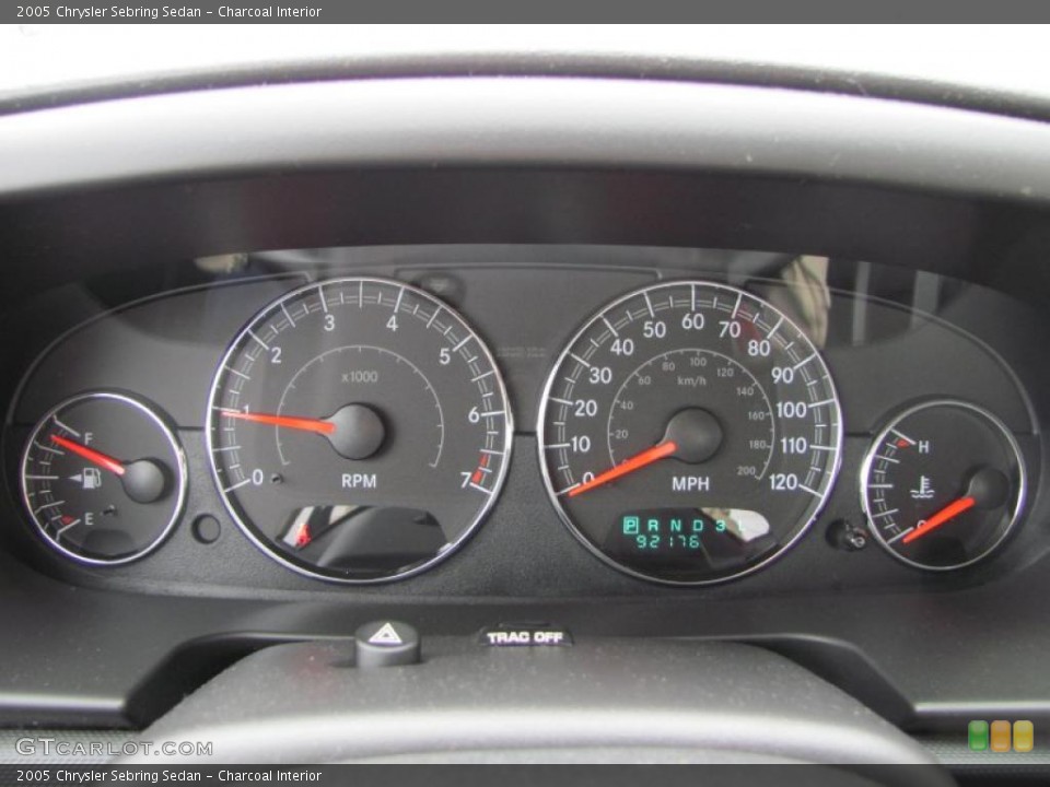 Charcoal Interior Gauges for the 2005 Chrysler Sebring Sedan #47486702