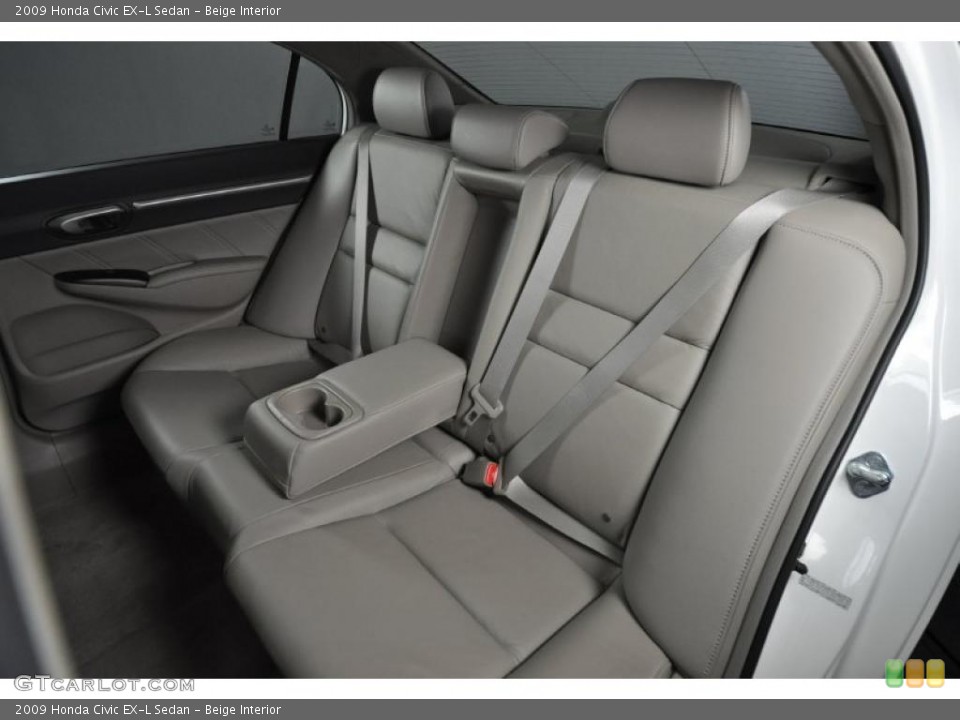 Beige Interior Photo for the 2009 Honda Civic EX-L Sedan #47487428