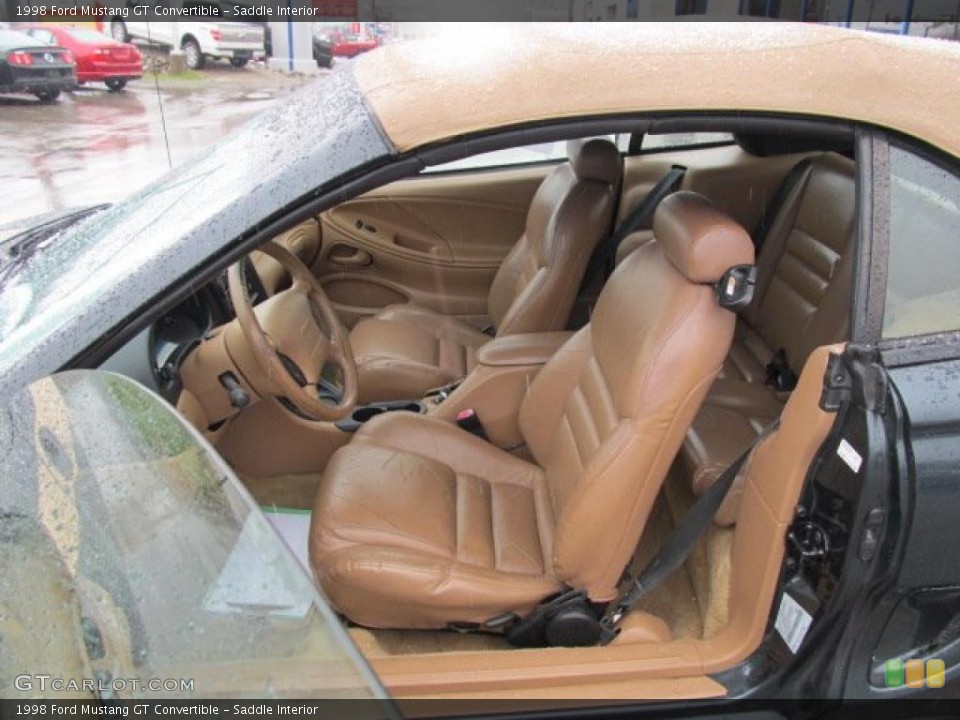 Saddle Interior Photo for the 1998 Ford Mustang GT Convertible #47488142