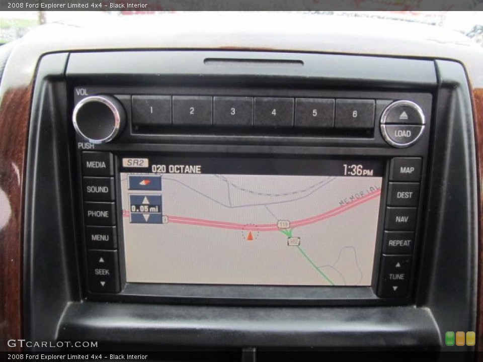 Black Interior Navigation for the 2008 Ford Explorer Limited 4x4 #47488860