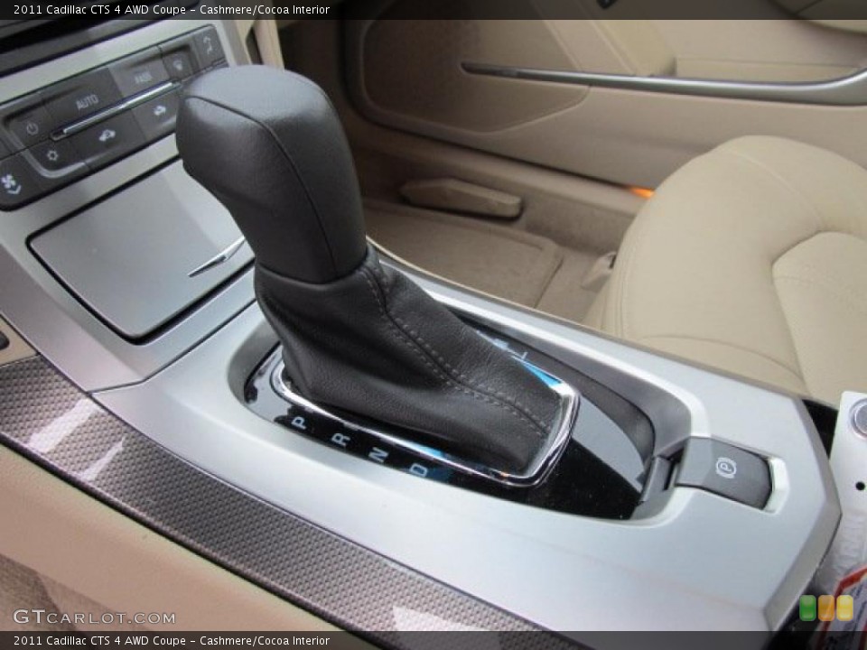 Cashmere/Cocoa Interior Transmission for the 2011 Cadillac CTS 4 AWD Coupe #47489289