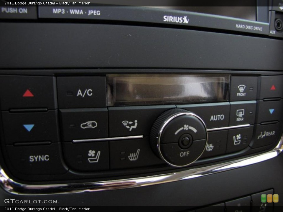 Black/Tan Interior Controls for the 2011 Dodge Durango Citadel #47489649