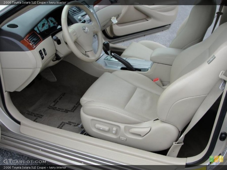 Ivory Interior Photo for the 2006 Toyota Solara SLE Coupe #47489982