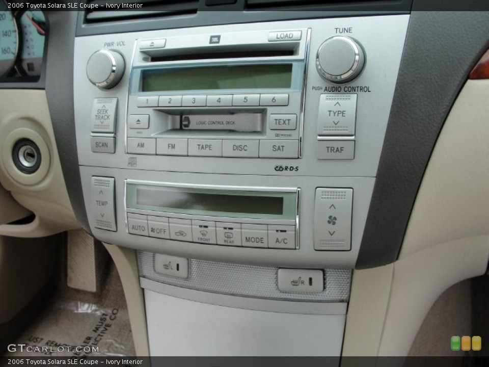Ivory Interior Controls for the 2006 Toyota Solara SLE Coupe #47490027
