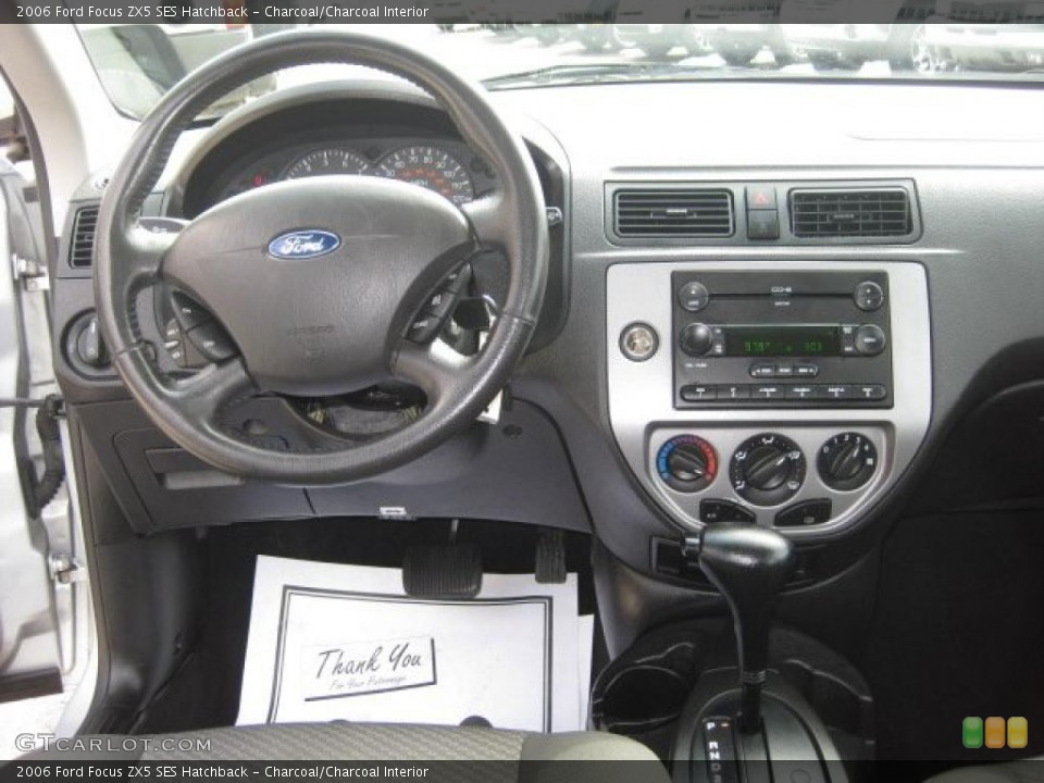 Charcoal/Charcoal Interior Dashboard for the 2006 Ford Focus ZX5 SES Hatchback #47490135