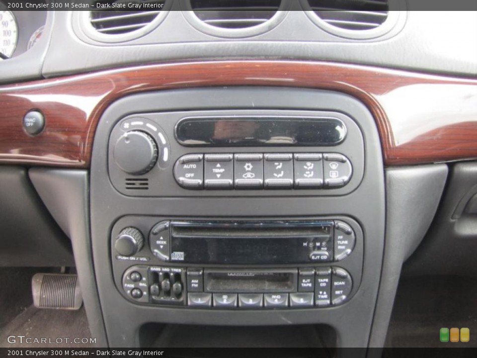 Dark Slate Gray Interior Controls for the 2001 Chrysler 300 M Sedan #47490564