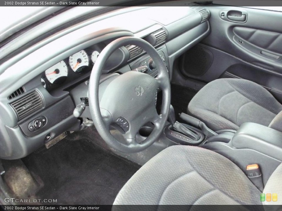 Dark Slate Gray Interior Prime Interior for the 2002 Dodge Stratus SE Sedan #47490798