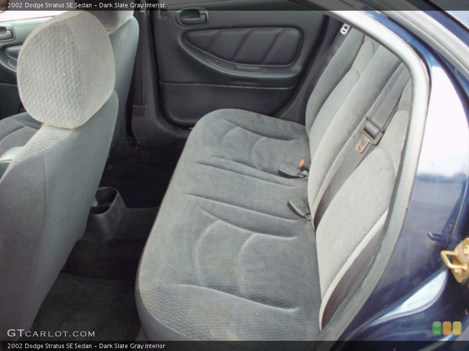 Dark Slate Gray Interior Photo for the 2002 Dodge Stratus SE Sedan #47490825