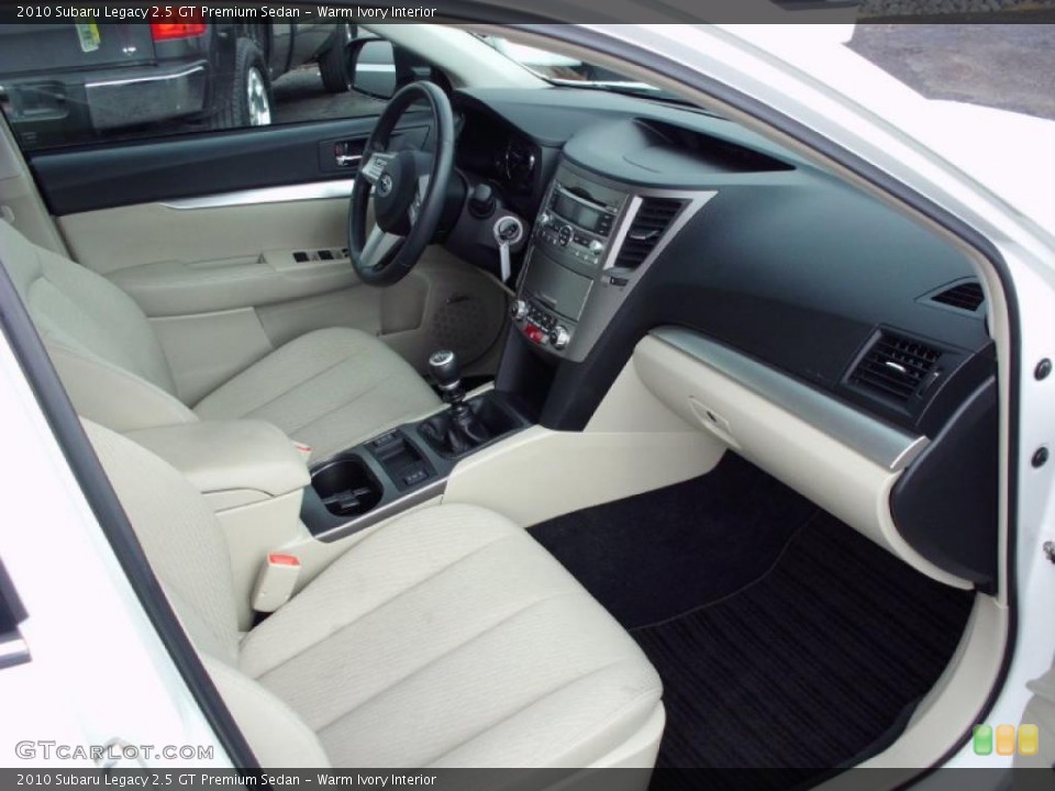Warm Ivory Interior Photo for the 2010 Subaru Legacy 2.5 GT Premium Sedan #47490918