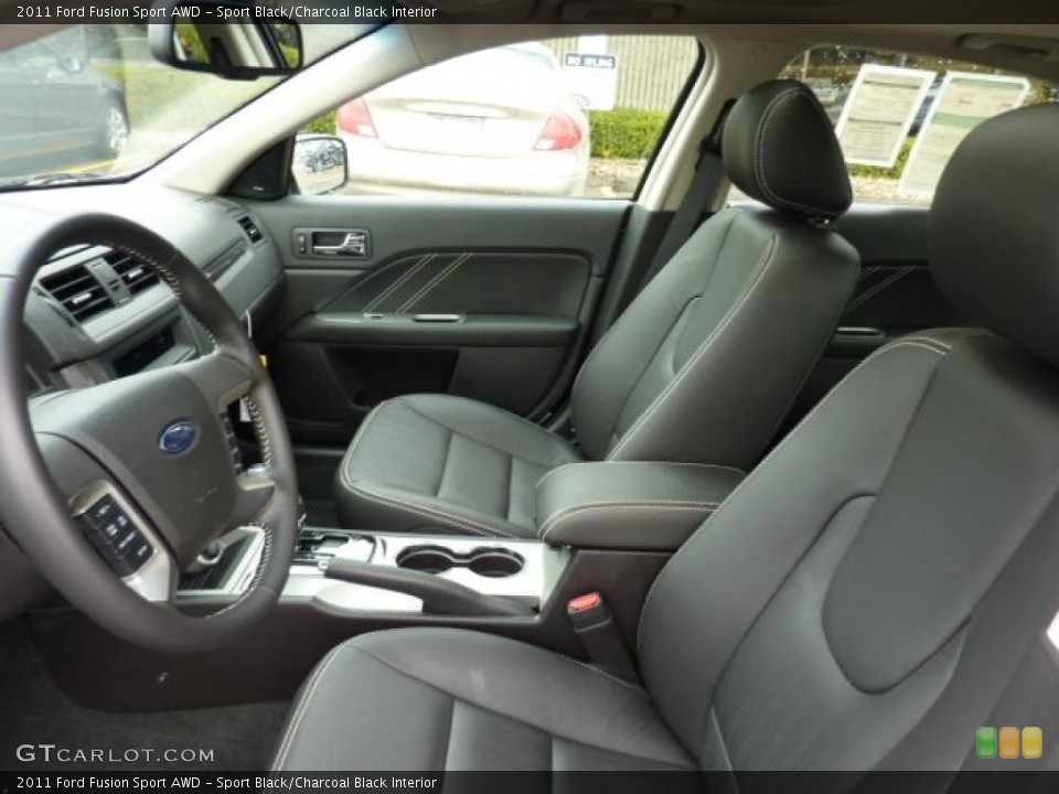 Sport Black/Charcoal Black Interior Photo for the 2011 Ford Fusion Sport AWD #47491476