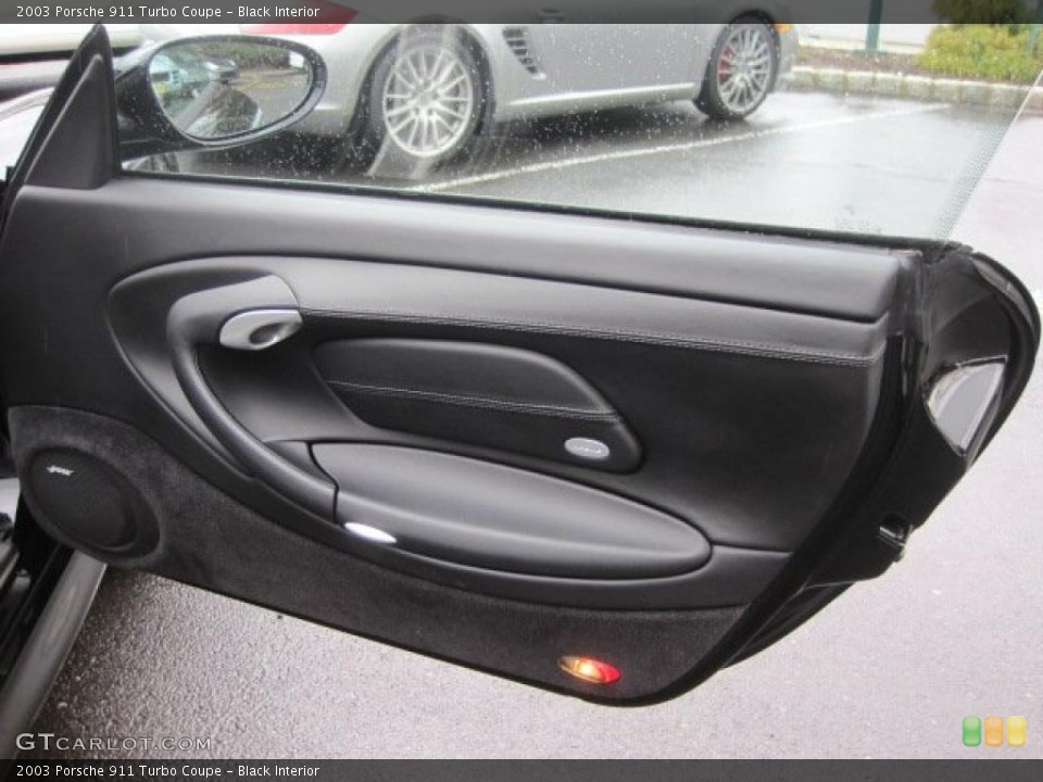 Black Interior Door Panel for the 2003 Porsche 911 Turbo Coupe #47492298