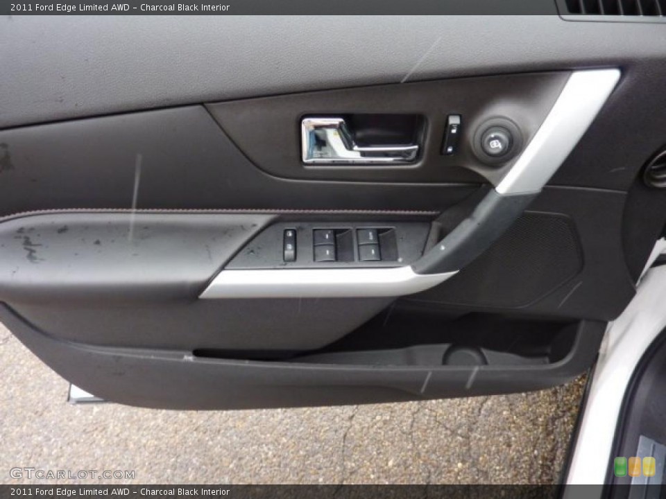 Charcoal Black Interior Door Panel for the 2011 Ford Edge Limited AWD #47494911