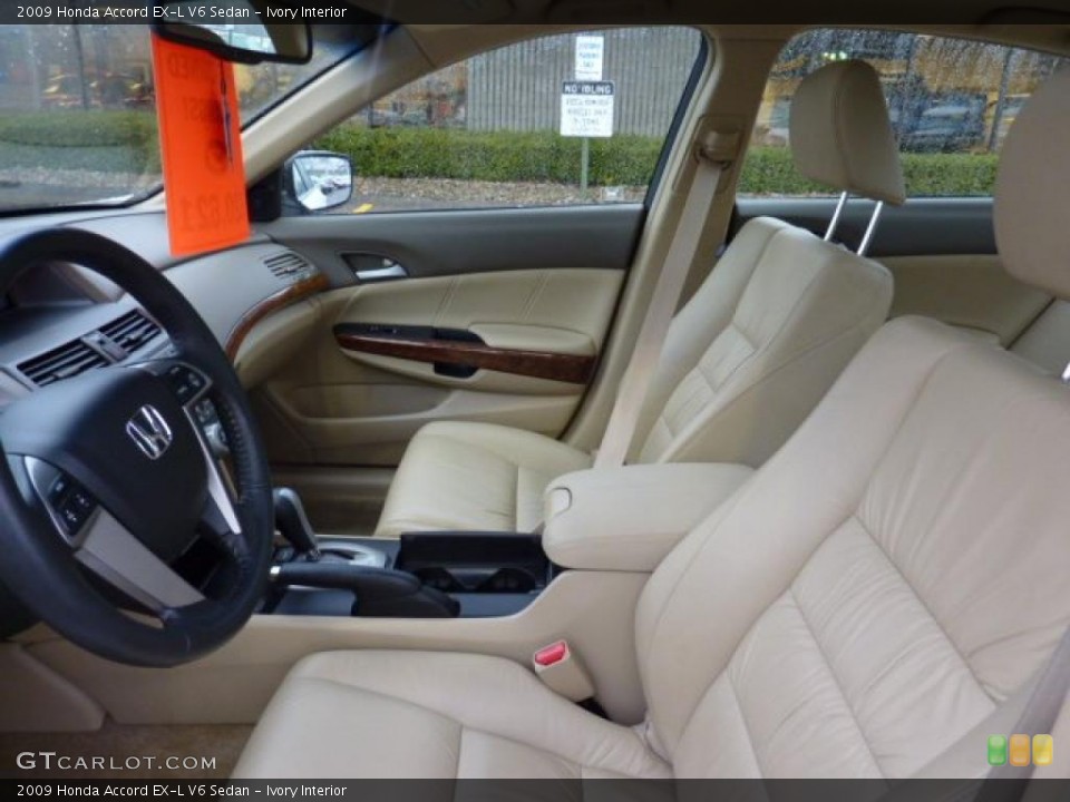 Ivory Interior Photo for the 2009 Honda Accord EX-L V6 Sedan #47496642