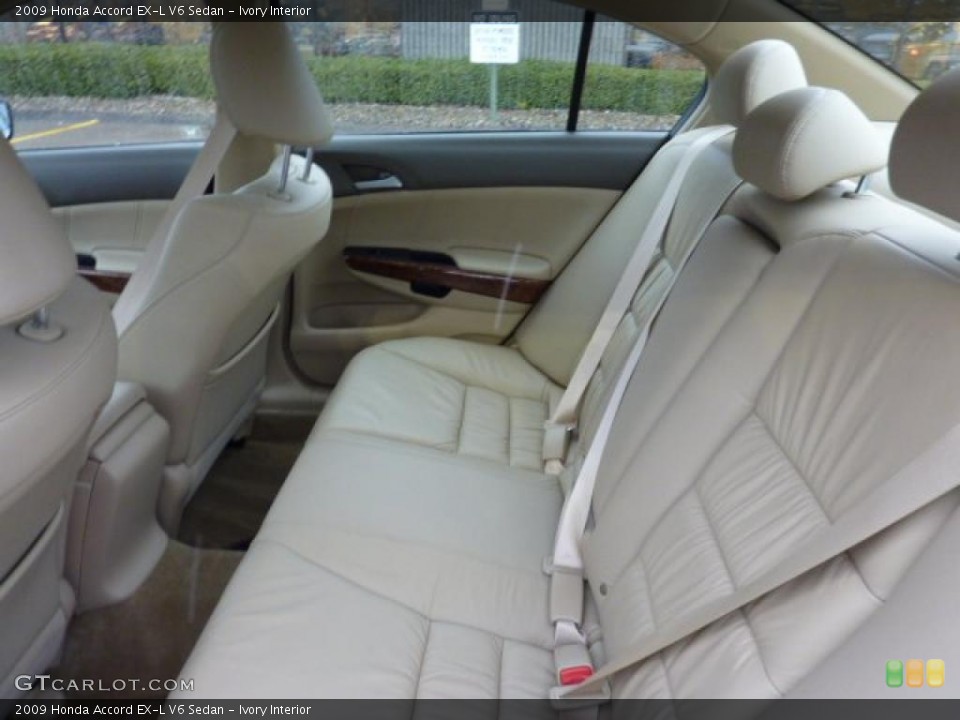 Ivory Interior Photo for the 2009 Honda Accord EX-L V6 Sedan #47496654