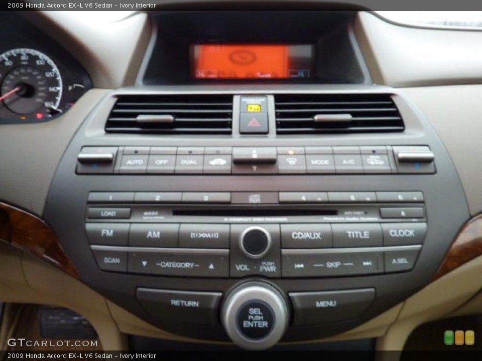 Ivory Interior Controls for the 2009 Honda Accord EX-L V6 Sedan #47496666